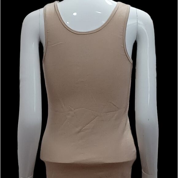MOSSIMO Tan Tank with Gold Sparkles Size MEDIUM - Picture 2 of 4